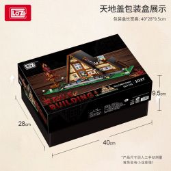 LOZ 1037 non  CABIN TAM GIÁC bộ đồ chơi xếp lắp ráp ghép mô hình Creator Expert Chuyên Gia Sáng Tạo 1917 khối