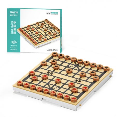 MOYU BLOCK MY96011 96011 non  CỜ TƯỚNG bộ đồ chơi xếp lắp ráp ghép mô hình Board Games 1314 khối