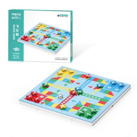 MOYU BLOCK MY96009 96009 non  LUDO bộ đồ chơi xếp lắp ráp ghép mô hình Board Games 1587 khối