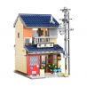CADA DOUBLEE C66010 66010 non  QUÁN TRÀ PHONG CÁCH NHẬT BẢN bộ đồ chơi xếp lắp ráp ghép mô hình Modular Buildings Mô Hình Nhà Cửa 1200 khối
