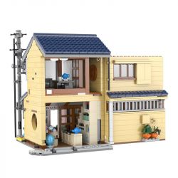 CADA DOUBLEE C66010 66010 non  QUÁN TRÀ PHONG CÁCH NHẬT BẢN bộ đồ chơi xếp lắp ráp ghép mô hình Modular Buildings Mô Hình Nhà Cửa 1200 khối