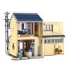 CADA DOUBLEE C66010 66010 non  QUÁN TRÀ PHONG CÁCH NHẬT BẢN bộ đồ chơi xếp lắp ráp ghép mô hình Modular Buildings Mô Hình Nhà Cửa 1200 khối
