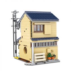 CADA DOUBLEE C66010 66010 non  QUÁN TRÀ PHONG CÁCH NHẬT BẢN bộ đồ chơi xếp lắp ráp ghép mô hình Modular Buildings Mô Hình Nhà Cửa 1200 khối