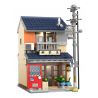 CADA DOUBLEE C66010 66010 non  QUÁN TRÀ PHONG CÁCH NHẬT BẢN bộ đồ chơi xếp lắp ráp ghép mô hình Modular Buildings Mô Hình Nhà Cửa 1200 khối