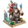 INBRIXX 687202 non  KING KONG & THÀNH PHỐ CHIẾN ĐẤU bộ đồ chơi xếp lắp ráp ghép mô hình Movie & Game Phim Và Trò Chơi 432 khối