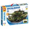 SEMBO 207003 non  XE TĂNG LEOPARD 2A6 BỌC THÉP ĐỊA HÌNH BVS10 bộ đồ chơi xếp lắp ráp ghép mô hình Military Army Quân Sự Bộ Đội 679 khối