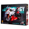 PanlosBrick 672104 Panlos Brick 672104 non  YAMAHA R1 tỷ lệ 1:5 bộ đồ chơi xếp lắp ráp ghép mô hình  Kỹ Thuật Công Nghệ Cao Mô Hình Phương Tiện 2333 khối