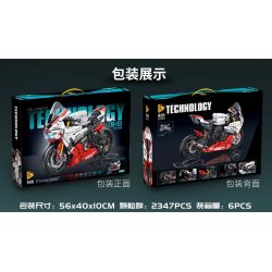 PanlosBrick 672104 Panlos Brick 672104 non  YAMAHA R1 tỷ lệ 1:5 bộ đồ chơi xếp lắp ráp ghép mô hình  Kỹ Thuật Công Nghệ Cao Mô Hình Phương Tiện 2333 khối