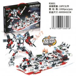 JUGO R361 non  ĐỘI QUÂN MÁU SẮT bộ đồ chơi xếp lắp ráp ghép mô hình Creator Sáng Tạo 1000 khối