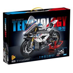 PanlosBrick 672102 Panlos Brick 672102 non  MÔ TÔ ĐUA BMW HP4 tỷ lệ 1:5 bộ đồ chơi xếp lắp ráp ghép mô hình  Kỹ Thuật Công Nghệ Cao Mô Hình Phương Tiện 1972 khối
