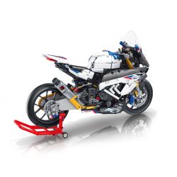 PanlosBrick 672102 Panlos Brick 672102 non  MÔ TÔ ĐUA BMW HP4 tỷ lệ 1:5 bộ đồ chơi xếp lắp ráp ghép mô hình  Kỹ Thuật Công Nghệ Cao Mô Hình Phương Tiện 1972 khối