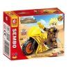 SEMBO 1014 1015 1016 1017 1018 1019 1020 1021 non  YULONG BOY MINIFIGURE XE MÁY bộ đồ chơi xếp lắp ráp ghép mô hình Collectable Minifigures Búp Bê Sưu Tầm 189 khối