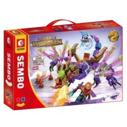 SEMBO 1009 non  RỒNG ƯNG bộ đồ chơi xếp lắp ráp ghép mô hình 368 khối