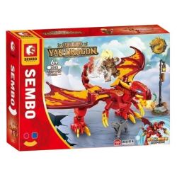 SEMBO 1005 1006 1007 1008 non  CHÚ BÉ RỒNG bộ đồ chơi xếp lắp ráp ghép mô hình 936 khối