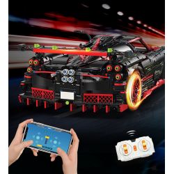 MOYU BLOCK MY88022 88022 non  SIÊU XE NHỰA ĐƯỜNG tỷ lệ 1:8 bộ đồ chơi xếp lắp ráp ghép mô hình PAGANI HUAYRA IMOLA 3333 khối