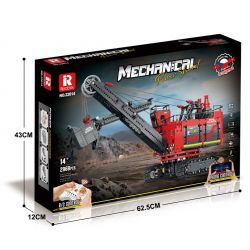 REBRICKABLE MOC-106879 106879 MOC106879 REOBRIX 22014 non  MÁY XÚC XẺNG ĐIỆN DÂY CÁP tỷ lệ 1:41 bộ đồ chơi xếp lắp ráp ghép mô hình  FRONT SHOVEL ROPE EXCAVATOR Kỹ Thuật Công Nghệ Cao Mô Hình Phương Tiện 3170 khối