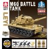 LEYI 66017 non  XE TĂNG CHIẾN ĐẤU CHỦ LỰC M60 bộ đồ chơi xếp lắp ráp ghép mô hình Military Army M60 MAIN BATTLE TANK Quân Sự Bộ Đội 602 khối