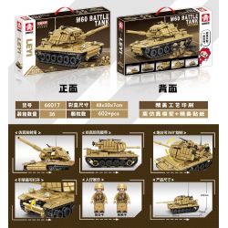 LEYI 66017 non  XE TĂNG CHIẾN ĐẤU CHỦ LỰC M60 bộ đồ chơi xếp lắp ráp ghép mô hình Military Army M60 MAIN BATTLE TANK Quân Sự Bộ Đội 602 khối