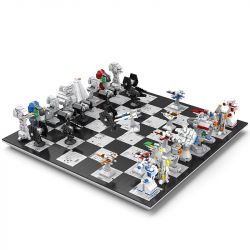 JUHANG TECHNOLOGY 671 non  CỜ VUA QUỐC TẾ bộ đồ chơi xếp lắp ráp ghép mô hình Star Wars INTERNATIONAL CHESS Chiến Tranh Giữa Các Vì Sao 3800 khối