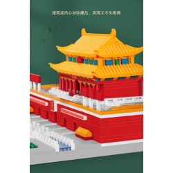 KOCO 04001 non  QUẢNG TRƯỜNG THIÊN AN MÔN bộ đồ chơi xếp lắp ráp ghép mô hình 3118 khối