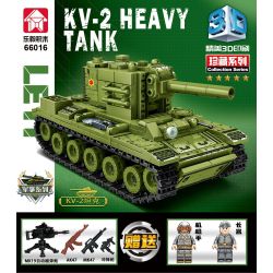 LEYI 66016 non  XE TĂNG HẠNG NẶNG KV-2 CỦA LIÊN XÔ bộ đồ chơi xếp lắp ráp ghép mô hình Military Army KV-2 HEAVY TANK Quân Sự Bộ Đội 536 khối