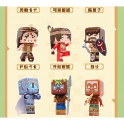 Enlighten 72026 Qman 72026 non  BỘ ĐÀN ORGAN KAKA ADVENTURE PHIÊN BẢN CAO CẤP bộ đồ chơi xếp lắp ráp ghép mô hình Minecraft Game Xây Dựng 1890 khối