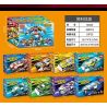 LWCK 60045 non  KẾT HỢP MECHA 8 THÚ VỊ bộ đồ chơi xếp lắp ráp ghép mô hình Racing SPEED FAITH RACING Cuộc Đua 615 khối