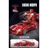 FORANGE FC9113 9113 non  MÀU ĐỎ LÙI XE THẲNG bộ đồ chơi xếp lắp ráp ghép mô hình  ENGINE MORPH Kỹ Thuật Công Nghệ Cao Mô Hình Phương Tiện 696 khối
