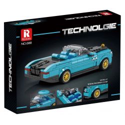 REOBRIX 688 non  ĐUÔI THUYỀN ROLLS ROYCE bộ đồ chơi xếp lắp ráp ghép mô hình Speed Champions Racing Cars ROLLS-ROYCE BOAT TAIL Đua Xe Công Thức 417 khối