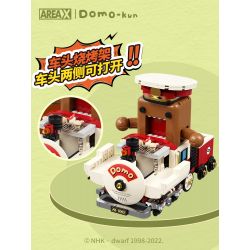 X AREA-X AB-002 non  TÀU CHẠY BẰNG HƠI NƯỚC bộ đồ chơi xếp lắp ráp ghép mô hình STEAM TRAIN