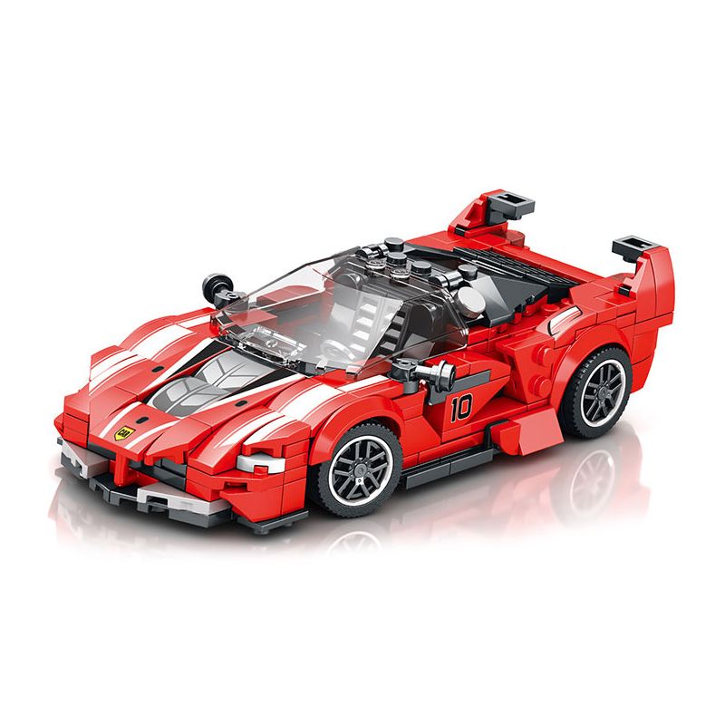 REOBRIX 686 non  FERRARI FXX-K V2 bộ đồ chơi xếp lắp ráp ghép mô hình  Kỹ Thuật Công Nghệ Cao Mô Hình Phương Tiện 392 khối