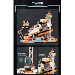 X AREA-X AX0030 0030 non  TRẠM ĐẾ GIÀY HỢP THỜI TRANG tỷ lệ 1:1 bộ đồ chơi xếp lắp ráp ghép mô hình Creator SNEAKER FACTORY Sáng Tạo