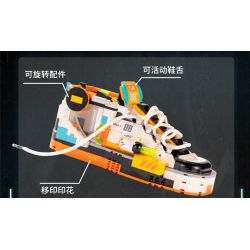 X AREA-X AX0030 0030 non  TRẠM ĐẾ GIÀY HỢP THỜI TRANG tỷ lệ 1:1 bộ đồ chơi xếp lắp ráp ghép mô hình Creator SNEAKER FACTORY Sáng Tạo