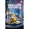 X AREA-X AX0030 0030 non  TRẠM ĐẾ GIÀY HỢP THỜI TRANG tỷ lệ 1:1 bộ đồ chơi xếp lắp ráp ghép mô hình Creator SNEAKER FACTORY Sáng Tạo