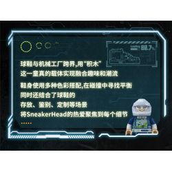 X AREA-X AX0030 0030 non  TRẠM ĐẾ GIÀY HỢP THỜI TRANG tỷ lệ 1:1 bộ đồ chơi xếp lắp ráp ghép mô hình Creator SNEAKER FACTORY Sáng Tạo