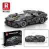REOBRIX 685 non  BUGATTI CHIẾC XE MÀU ĐEN bộ đồ chơi xếp lắp ráp ghép mô hình Speed Champions Racing Cars BUGATTI LA VOITURE NOIRE Đua Xe Công Thức 339 khối