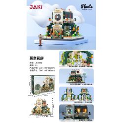 JAKI JK2362 2362 non  NHẠC VIỆN MONET bộ đồ chơi xếp lắp ráp ghép mô hình 502 khối