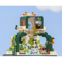 JAKI JK2362 2362 non  NHẠC VIỆN MONET bộ đồ chơi xếp lắp ráp ghép mô hình 502 khối