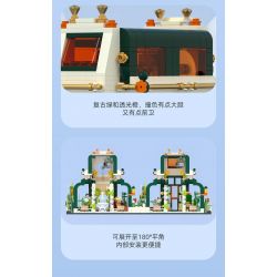 JAKI JK2362 2362 non  NHẠC VIỆN MONET bộ đồ chơi xếp lắp ráp ghép mô hình 502 khối