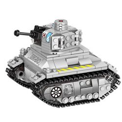 ZHEGAO QL0184 0184 non  XE TĂNG THEO DÕI ĐÈN HIỆU bộ đồ chơi xếp lắp ráp ghép mô hình Military Army ARMORED FIST Quân Sự Bộ Đội 353 khối