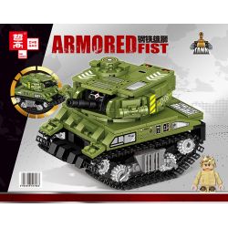 ZHEGAO QL0183 0183 non  BỂ THEO DÕI PHÍ bộ đồ chơi xếp lắp ráp ghép mô hình Military Army ARMORED FIST Quân Sự Bộ Đội 337 khối