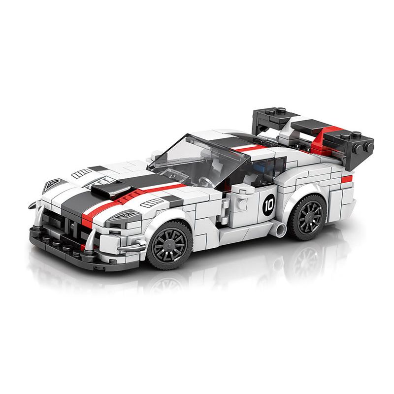REOBRIX 683 non  DODGE VIPER bộ đồ chơi xếp lắp ráp ghép mô hình Speed Champions Racing Cars Đua Xe Công Thức 419 khối