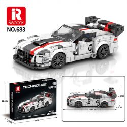 REOBRIX 683 non  DODGE VIPER bộ đồ chơi xếp lắp ráp ghép mô hình Speed Champions Racing Cars Đua Xe Công Thức 419 khối