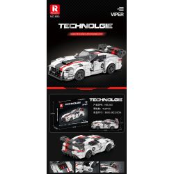 REOBRIX 683 non  DODGE VIPER bộ đồ chơi xếp lắp ráp ghép mô hình Speed Champions Racing Cars Đua Xe Công Thức 419 khối