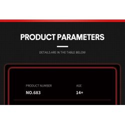 REOBRIX 683 non  DODGE VIPER bộ đồ chơi xếp lắp ráp ghép mô hình Speed Champions Racing Cars Đua Xe Công Thức 419 khối