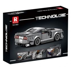 REOBRIX 682 non  MUSTANG RẮN HỔ MANG GT500 bộ đồ chơi xếp lắp ráp ghép mô hình Speed Champions Racing Cars SHELBY GT500 Đua Xe Công Thức 476 khối