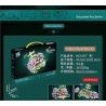 ZUANMA 097A 097B 097C 097D non  MỌNG NƯỚC bộ đồ chơi xếp lắp ráp ghép mô hình Flowers SUCCULENT Hoa 1105 khối
