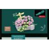ZUANMA 097A 097B 097C 097D non  MỌNG NƯỚC bộ đồ chơi xếp lắp ráp ghép mô hình Flowers SUCCULENT Hoa 1105 khối