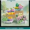 ZUANMA 097A 097B 097C 097D non  MỌNG NƯỚC bộ đồ chơi xếp lắp ráp ghép mô hình Flowers SUCCULENT Hoa 1105 khối