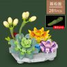 ZUANMA 097A 097B 097C 097D non  MỌNG NƯỚC bộ đồ chơi xếp lắp ráp ghép mô hình Flowers SUCCULENT Hoa 1105 khối